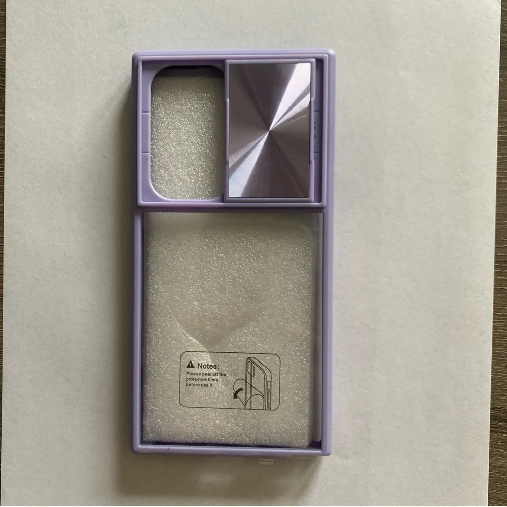 SAMSUNG GALAXY 23 Ultra Purple Phone Case With Lens Slide